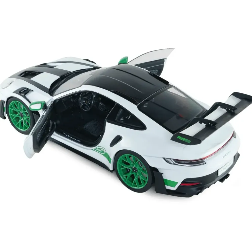 Porsche 911 GT3 RS - Vit / Grön - 2024 - Solido - 1:18