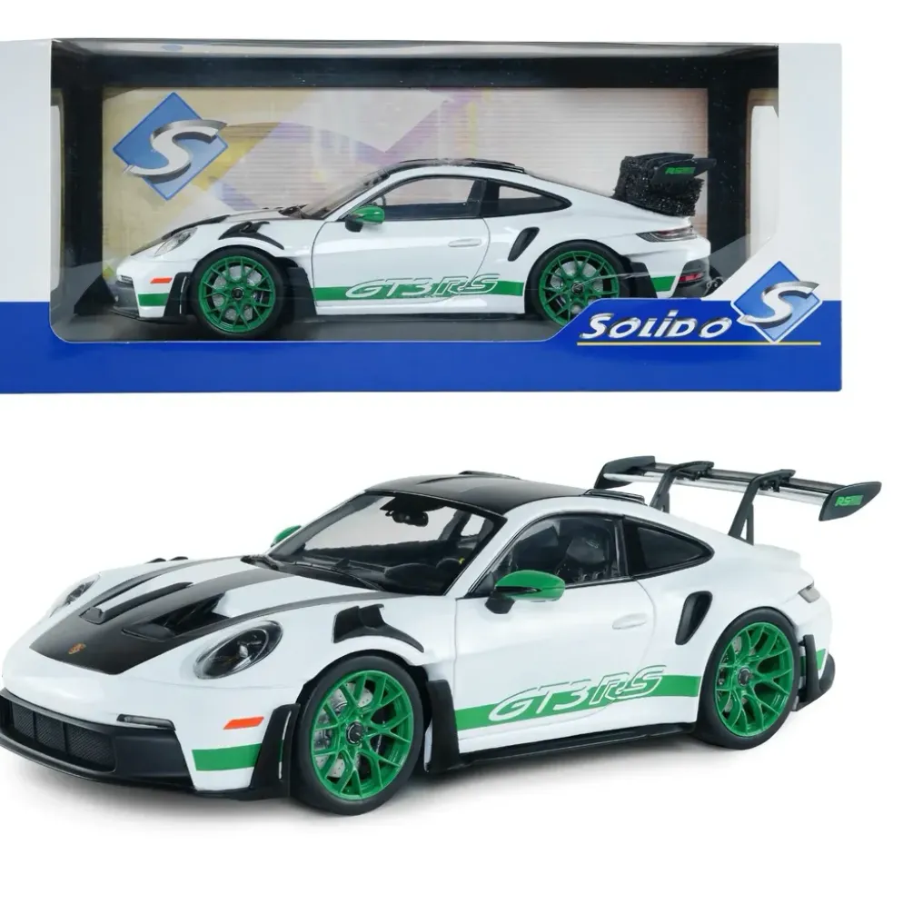 Porsche 911 GT3 RS - Vit / Grön - 2024 - Solido - 1:18