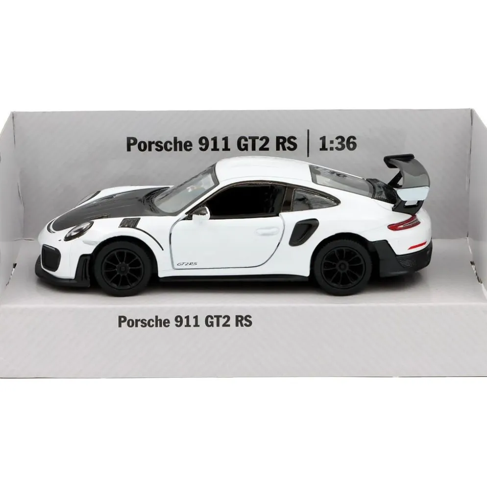 Porsche 911 GT2 RS - Vit - Kinsmart - 1:36