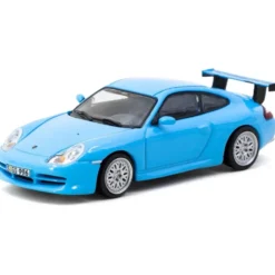 Porsche 911 GT3 (type 996) - Blå - Tarmac Works x Ixo Models - 1:64