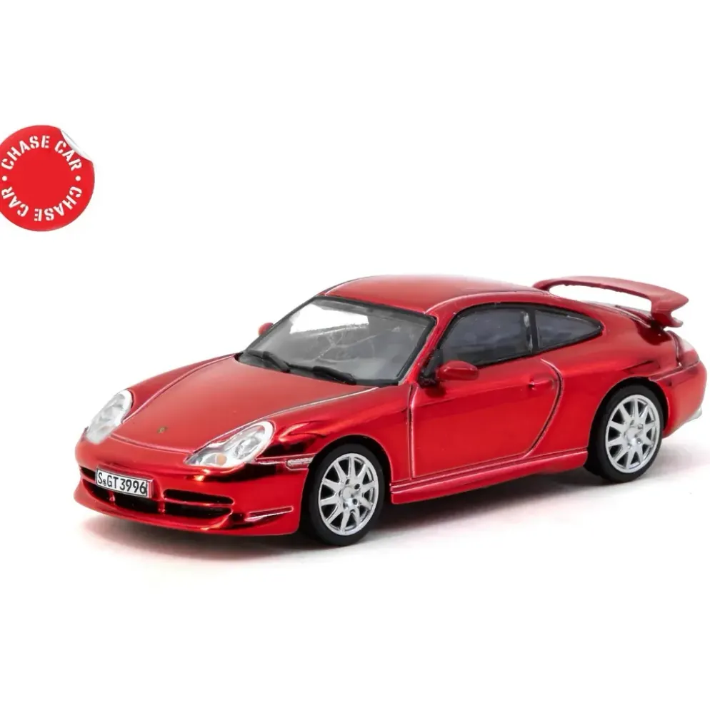 Porsche 911 GT3 (type 996) Diecast SuperCon Special Edition - Röd - Tarmac Works x Ixo Models - 1:64
