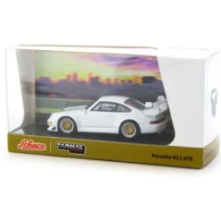 Porsche 911 GT2 - Vit - Schuco x Tarmac Works - 1:64