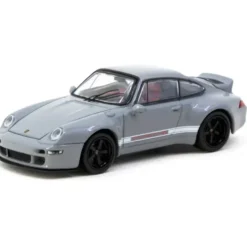 Porsche 993 Gunter Werks - Grå - ROAD64 - Tarmac - 1:64
