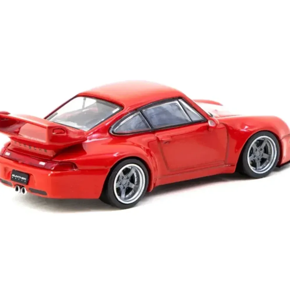 Porsche 993 Gunter Werks - Röd - ROAD64 - Tarmac - 1:64