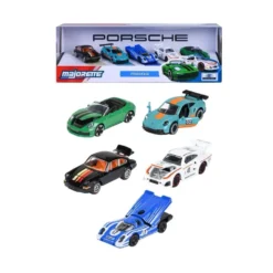 Porsche - 5 leksaksbilar giftpack - Majorette