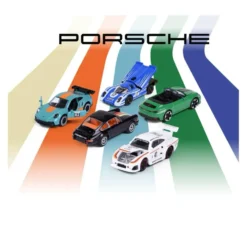 Porsche - 5 leksaksbilar giftpack - Majorette