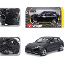 Porsche Macan - Svart - Bburago - 1:24