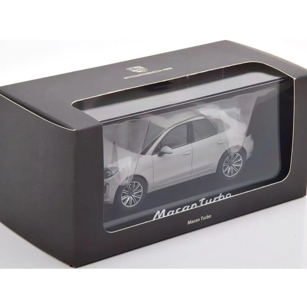 Porsche Macan Turbo - 2019 - Ljusgrå - Minichamps 1:43