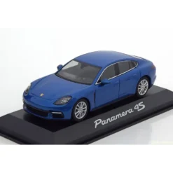 Porsche Panamera 4S - 2016 - Blå - Herpa - 1:43