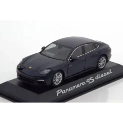 Porsche Panamera 4S Diesel - 2016 - Blå - Herpa - 1:43