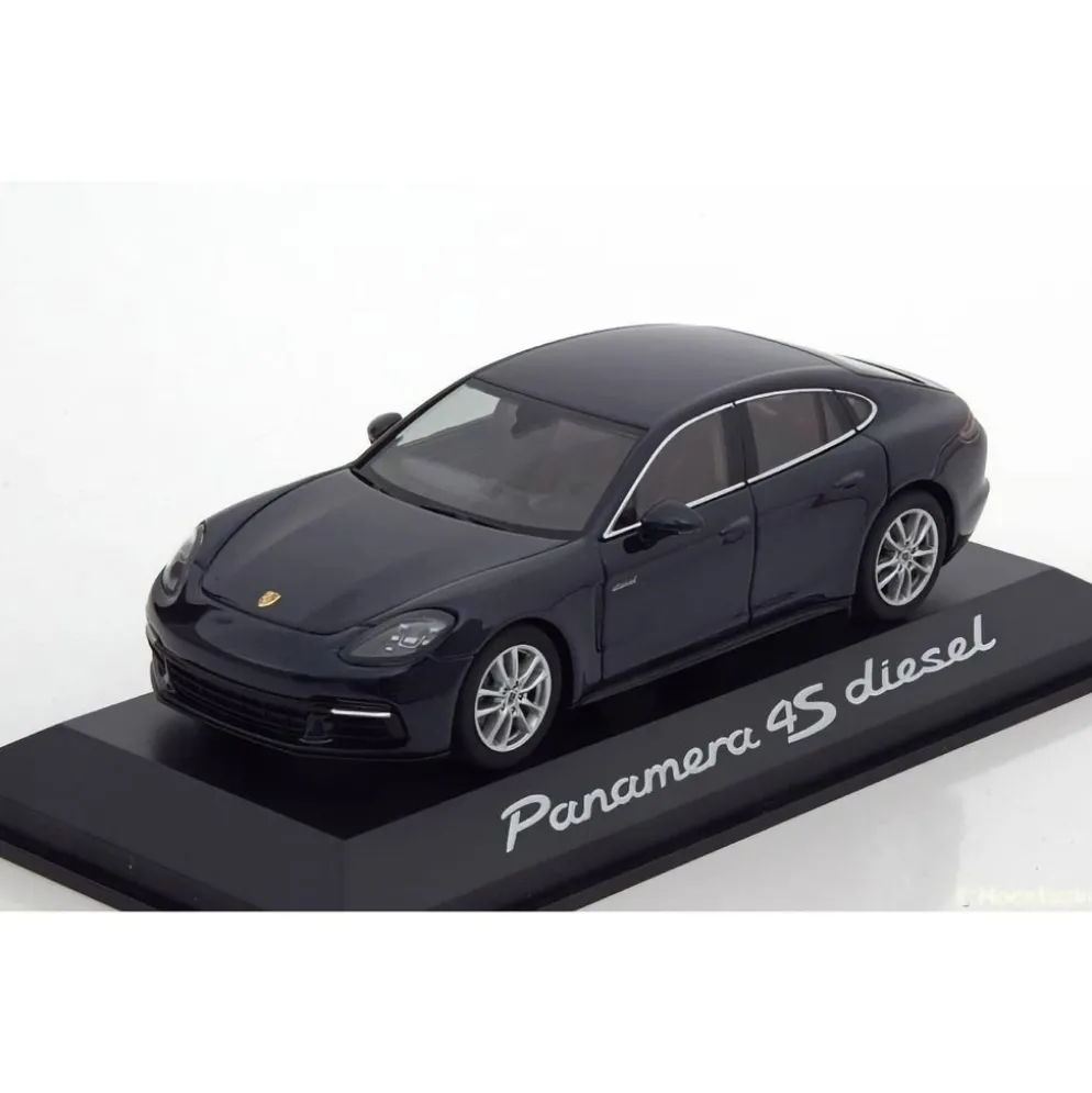 Porsche Panamera 4S Diesel - 2016 - Blå - Herpa - 1:43