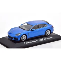 Porsche Panamera 4S Diesel - 2017 - Blå - Minichamps - 1:43