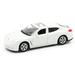 Porsche Panamera S - Vit - Welly - 7 cm