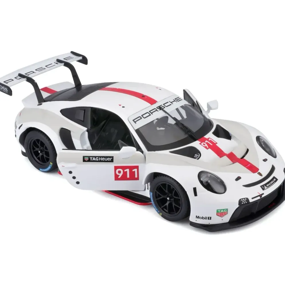 Porsche 911 RSR - Vit - Bburago - 1:24