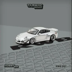 Porsche RWB 997 - Abu Dhabi - Silver - Tarmac Works - 1:64