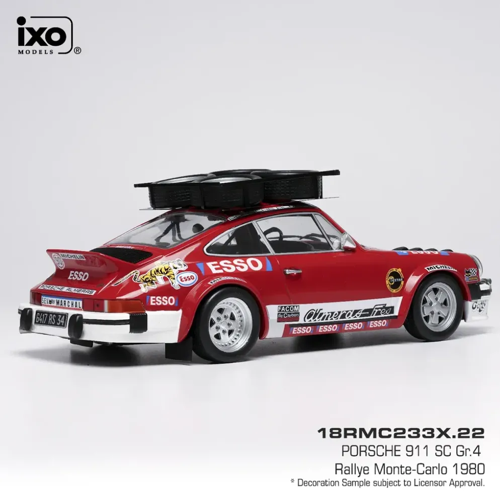 Porsche 911 SC Gr.4 - Rallye Monte-Carlo 1980 (Service Car) - Ixo Models - 1:18