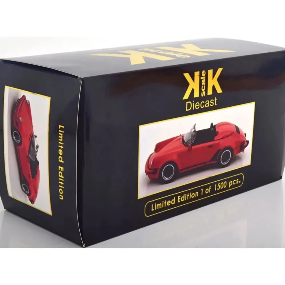 Porsche 911 Speedster - 1989 - Röd - KK-Scale - 1:18