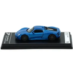 Porsche 918 Spyder - Blå - PosterCars - 1:64