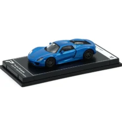 Porsche 918 Spyder - Blå - PosterCars - 1:64