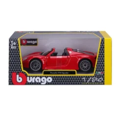 Porsche 918 Spyder - Röd - Bburago - 1:24