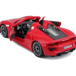 Porsche 918 Spyder - Röd - Bburago - 1:24