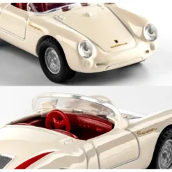 1955 Porsche 550 Spyder - Vit - Collection Series - Majorette - 1:64