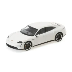 Porsche Taycan Turbo S - 2020 - Vit - Minichamps - 1:43