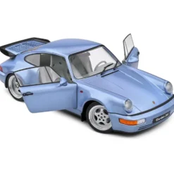 Porsche 911 (964) Turbo - 1990 - Blå - Solido - 1:18