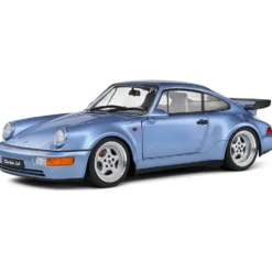 Porsche 911 (964) Turbo - 1990 - Blå - Solido - 1:18