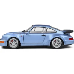 Porsche 911 (964) Turbo - 1990 - Blå - Solido - 1:18