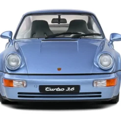 Porsche 911 (964) Turbo - 1990 - Blå - Solido - 1:18