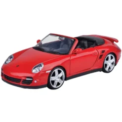 Porsche 911 Turbo Cabriolet - Röd - Motormax - 1:24