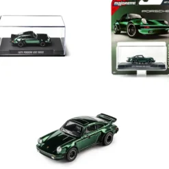 1975 Porsche 911 (930) Turbo - Grön - Collection Series - Majorette - 1:64