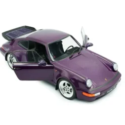 Porsche 911 (964) Turbo - 1990 - Violet Blue Metallic - Solido - 1:18