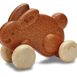 Push Along Bunny - Brun - 5732 - PlanToys
