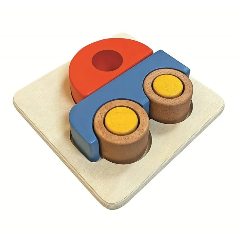 Pussel - Bil - 6 bitar - Blue Ribbon