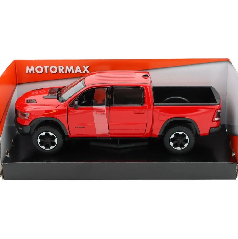 2019 RAM 1500 Crew Cab Rebel - Röd - Motormax - 1:27