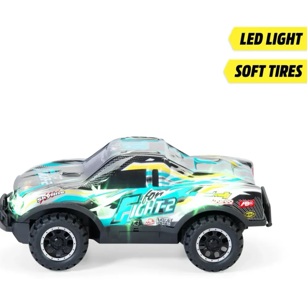 RC Glow Truggy - Radiostyrd Bil - Dickie Toys - 17 cm
