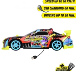 RC Tornado Drift - Radiostyrd Bil - Dickie Toys