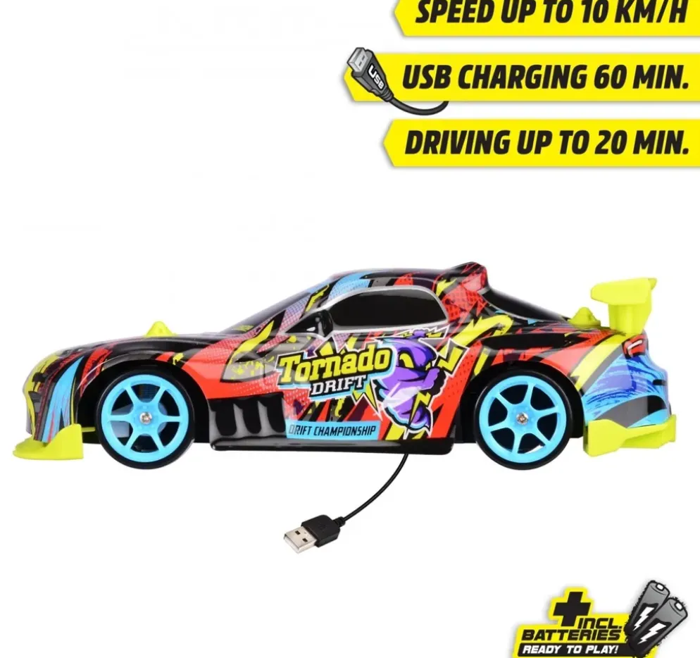 RC Tornado Drift - Radiostyrd Bil - Dickie Toys