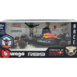 Red Bull - RB19 - Bil och Max samlarfigur - Bburago - 1:24