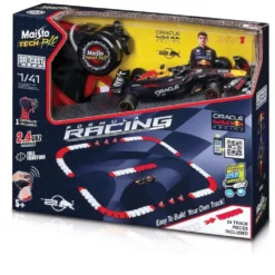 Red Bull RB20 - Radiostyrd F1-bil med Racing Track - Verstappen - Bburago