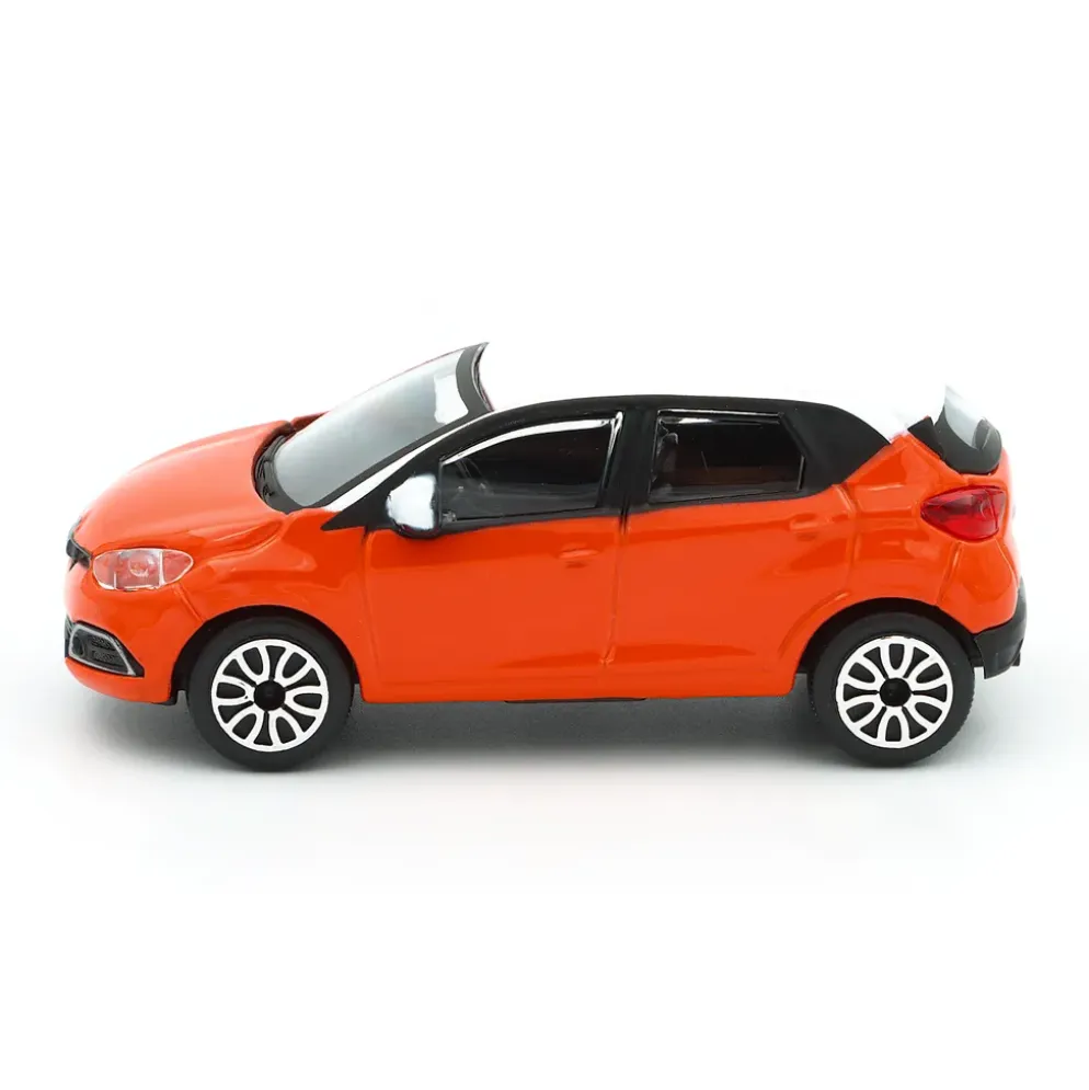 Renault Captur - Orange / Vit - Bburago - 9 cm