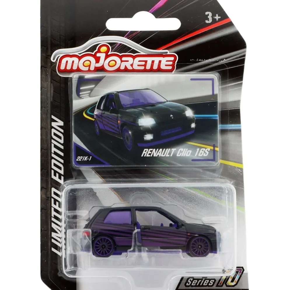 Renault Clio 16S - Svart / Lila - LE 10 - Majorette
