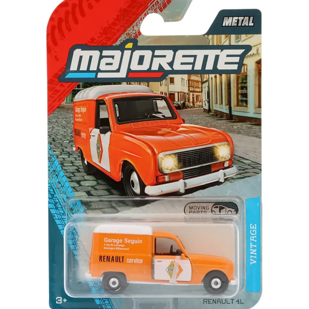 Renault 4L - Renault Service - Orange - Vintage - Majorette