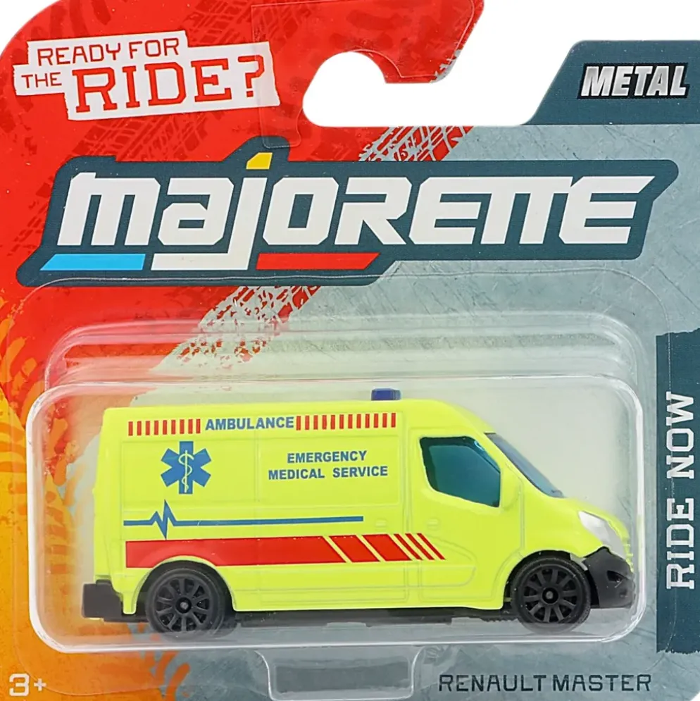 Renault Master - Ambulans - Gul - Street Cars - Majorette