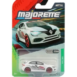 Renault Mégane R.S. - Vit - Racing Premium Cars - Majorette - 7 cm