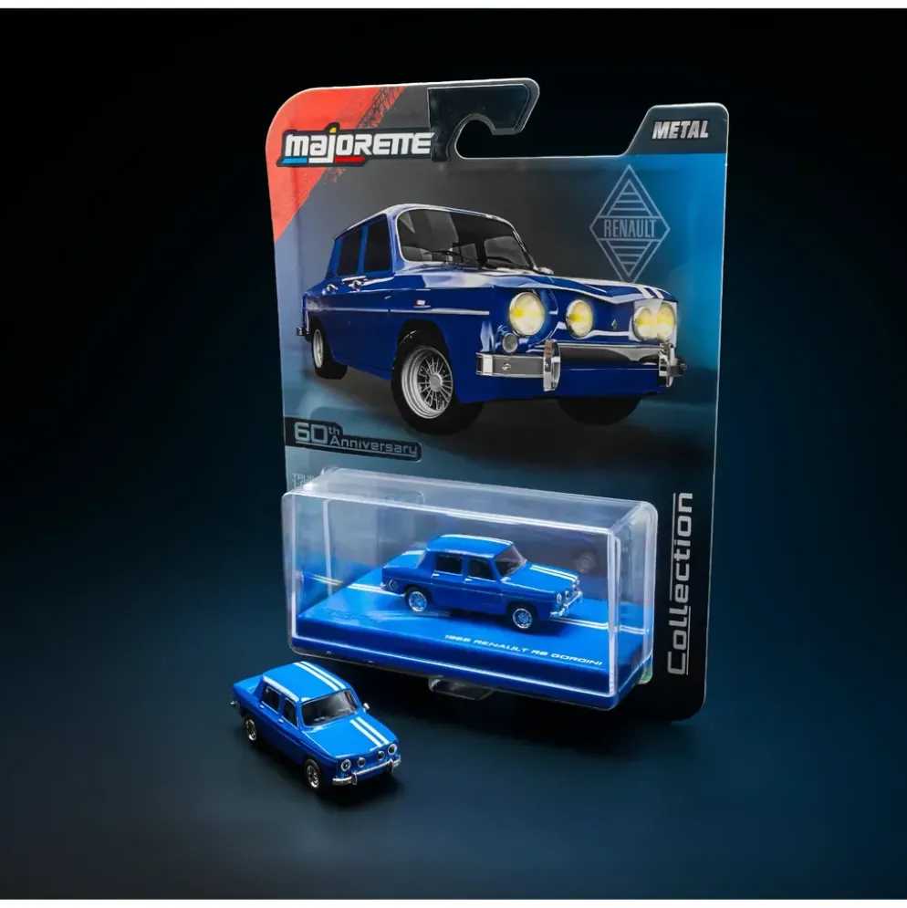 1966 Renault R8 Gordini - Blå - Collection Series - Majorette - 1:64