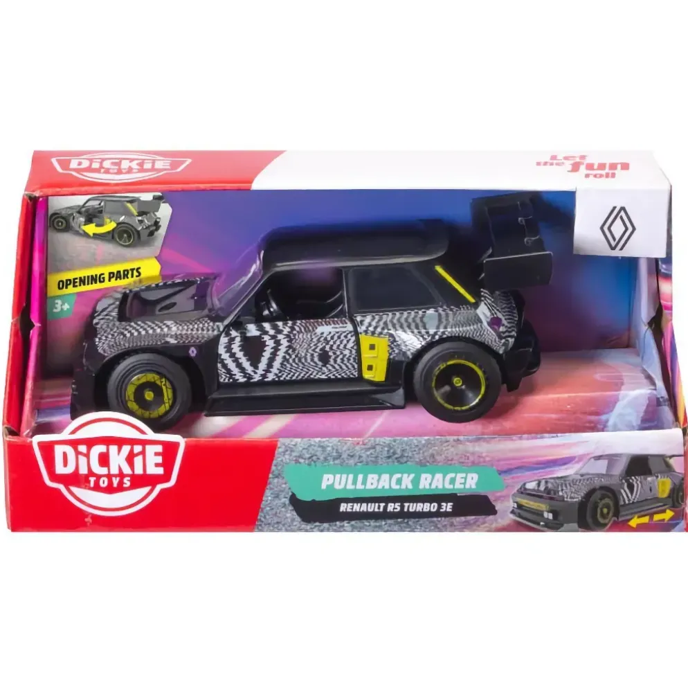 Renault R5 Turbo 3E - Svart - Dicke Toys - 14 cm