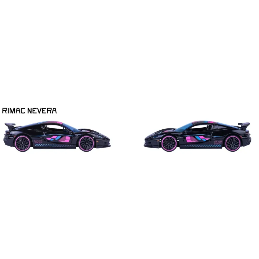 Rimac Nevera - Neon Racer Premium Cars - Majorette - 7 cm